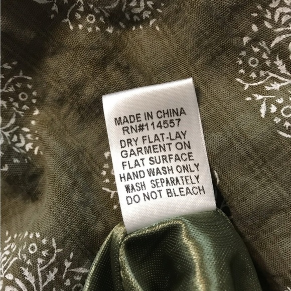 THML Halter Neck Sleeveless Embroidered Crochet Batik Print dress size M - Picture 12 of 12